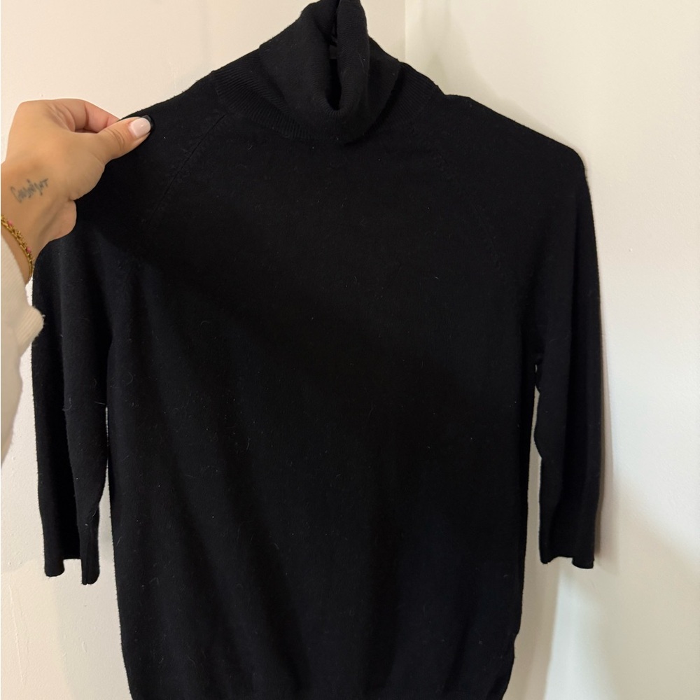 Zara Black Turtleneck Women's Sweater